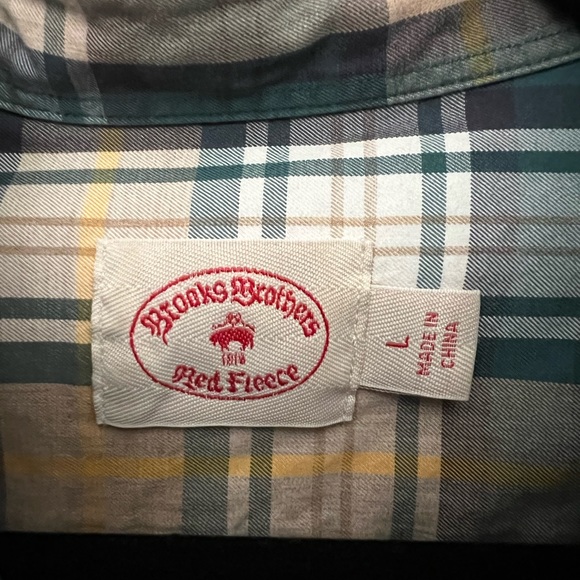 Brooks Brothers Men’s Plaid Button Down - Picture 2 of 3